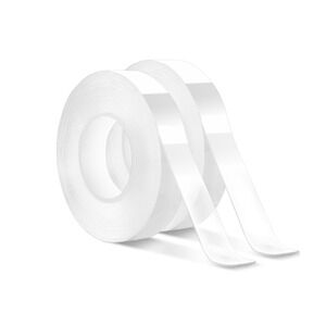 2‎ Pack Double Sided Heavy Duty Mounting Tape for Walls, Carpets, Posters 16.5 L